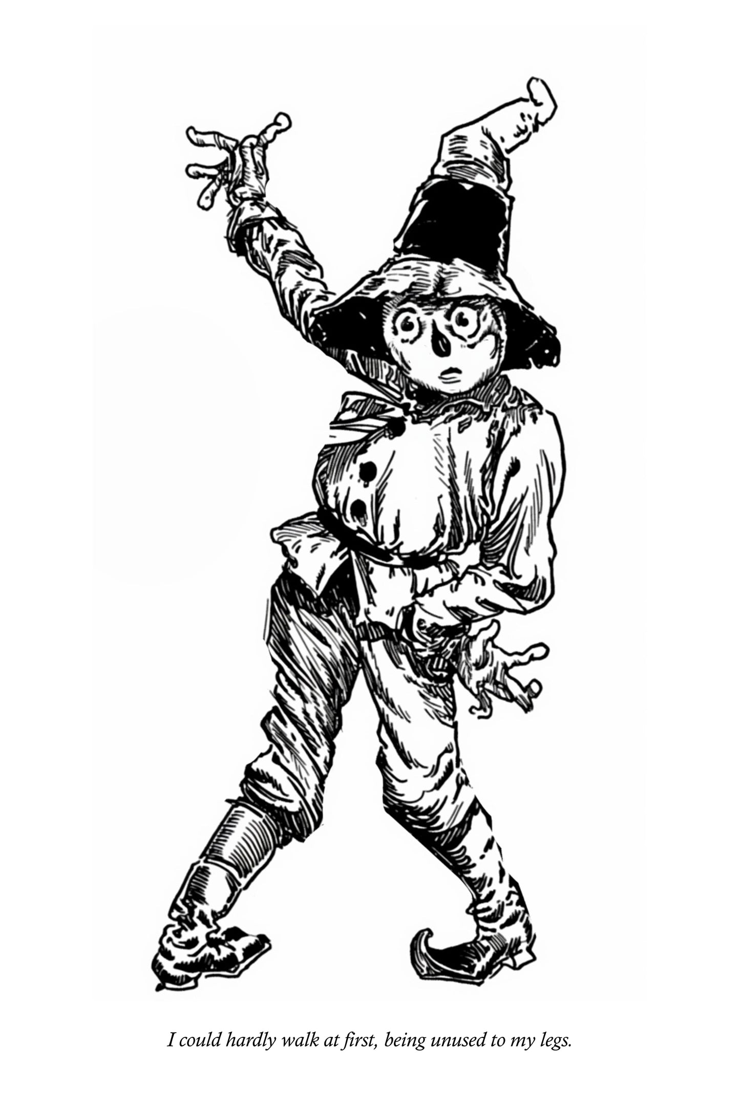 The Scarecrow Tells a Fairy Tale to Children and Hears an Equally Marvelous True Story